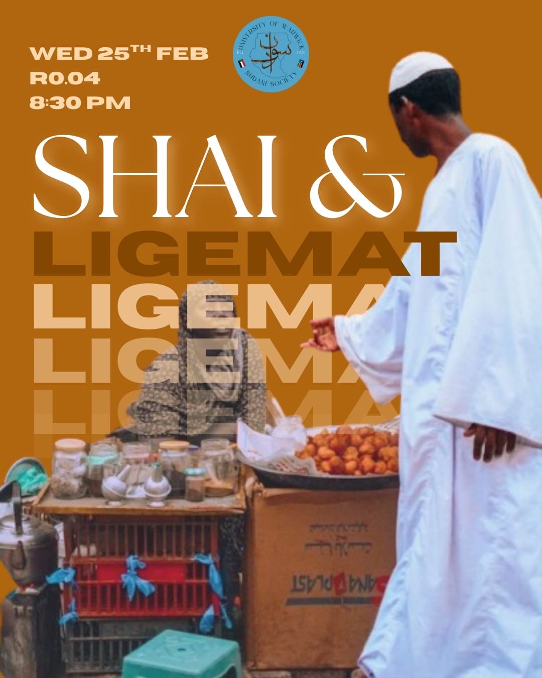 Shai and Legemat event poster